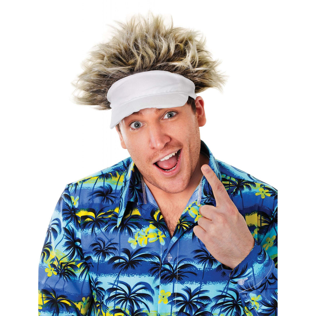 Golfer Style Hat with Hair 1