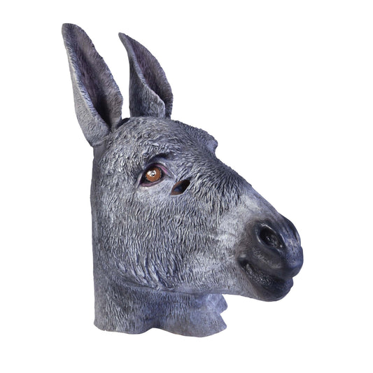 Donkey Mask Rubber Grey Overhead Shrek 1