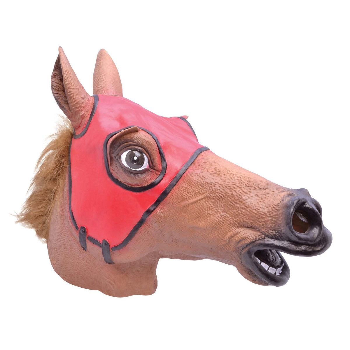 Racing Horse Mask Brown Masks Unisex 1