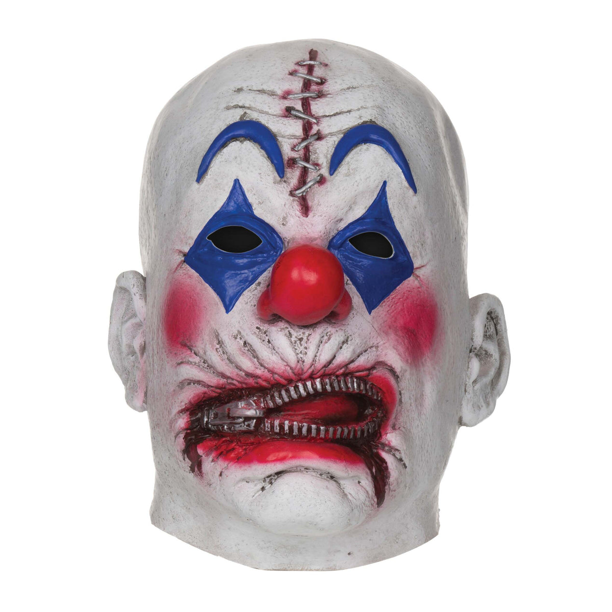 Zipper Clown Mask White Mask Joker 1