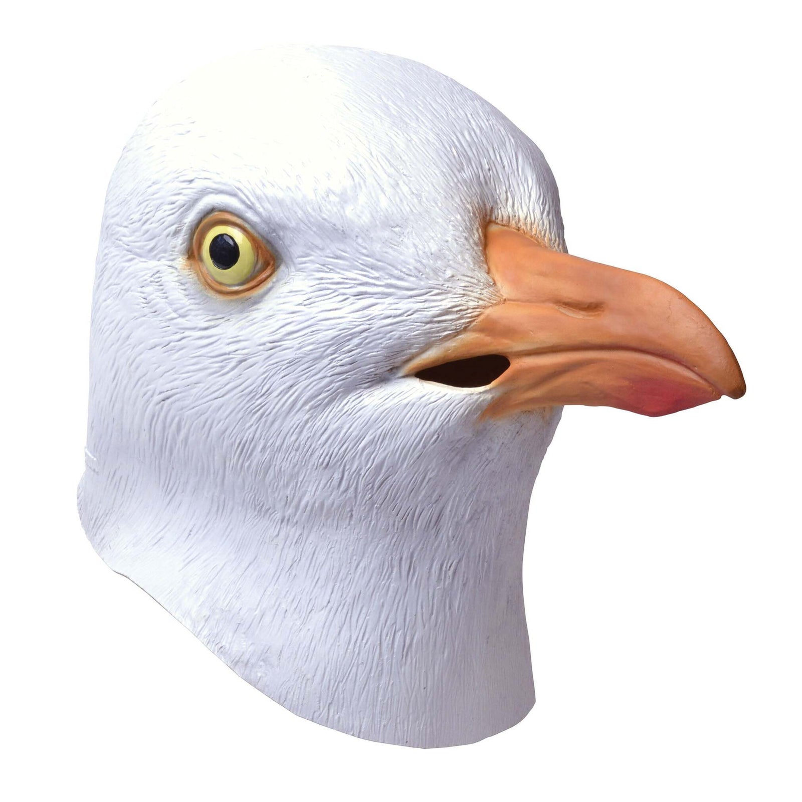Seagull Mask White Rubber Yellow Beak Adult 1