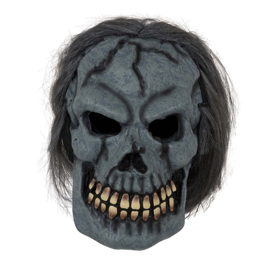 Skull Mask With Hair Rubber Masks Unisex 1