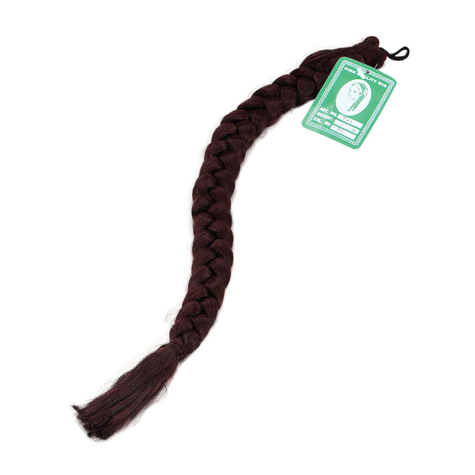 Plaits 24" 26" Brown Wigs Unisex 1