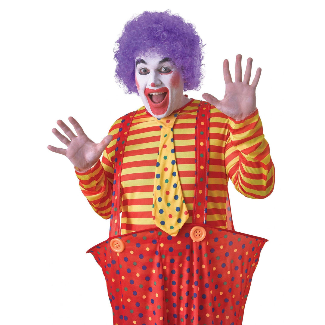 Pop Wig Clown Purple Dame Edna Hair 1