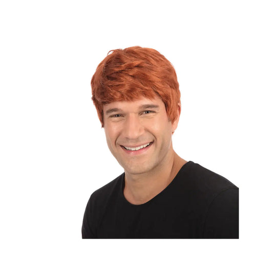 Male Wig Short Ginger Hair 1