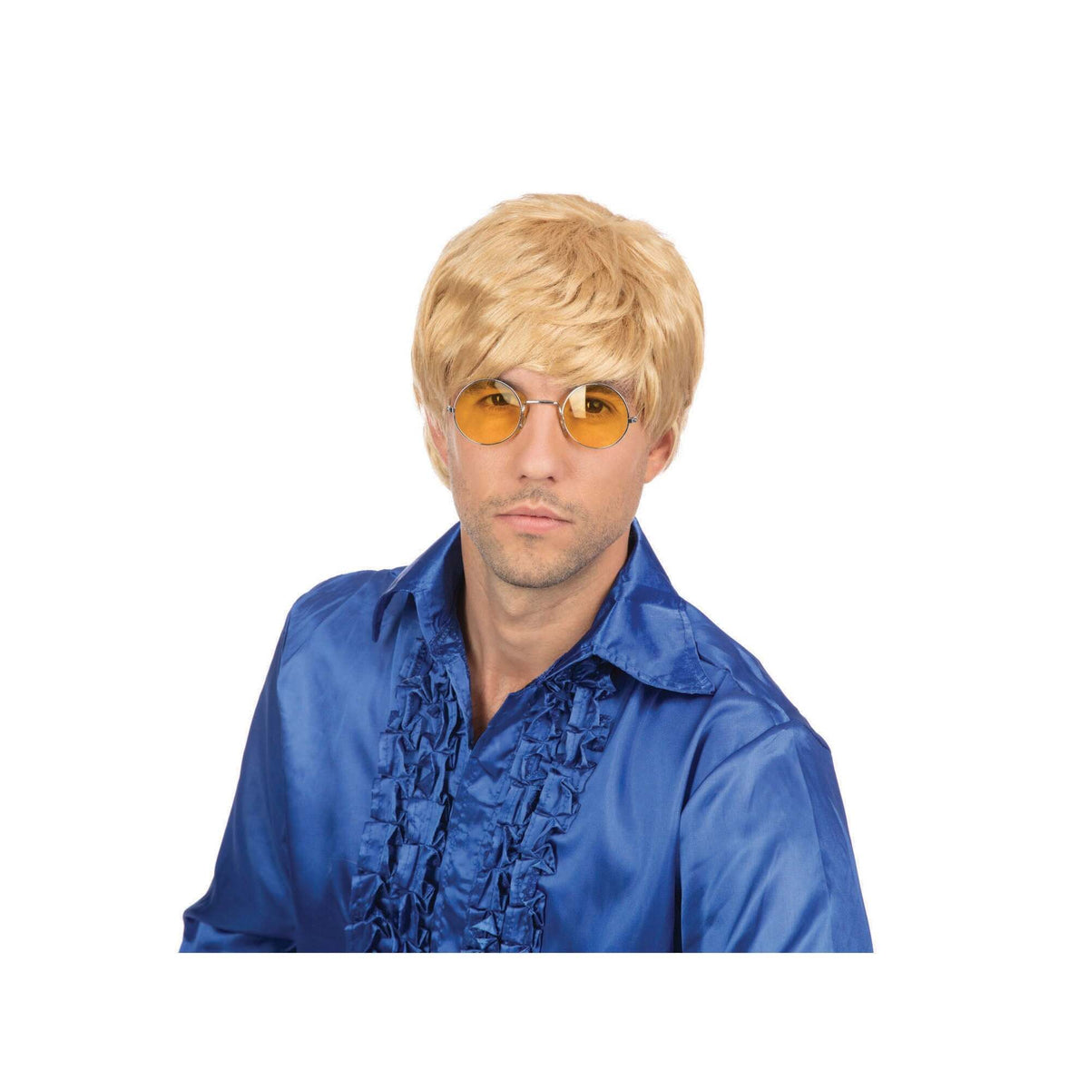 Short Blonde Male Wig Sandy Hair 1