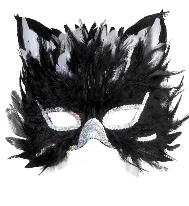 Feathered Cat Mask
