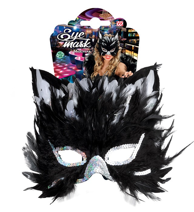 Feathered Cat Mask