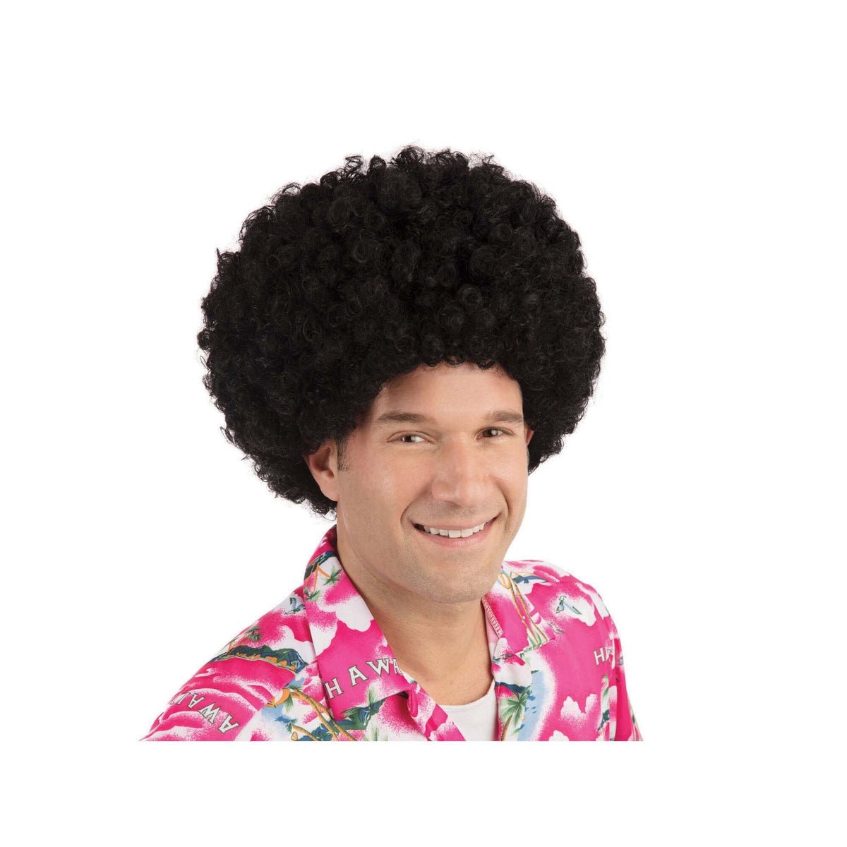 Afro Wig Black Jumbo Budget Disco Hair 1