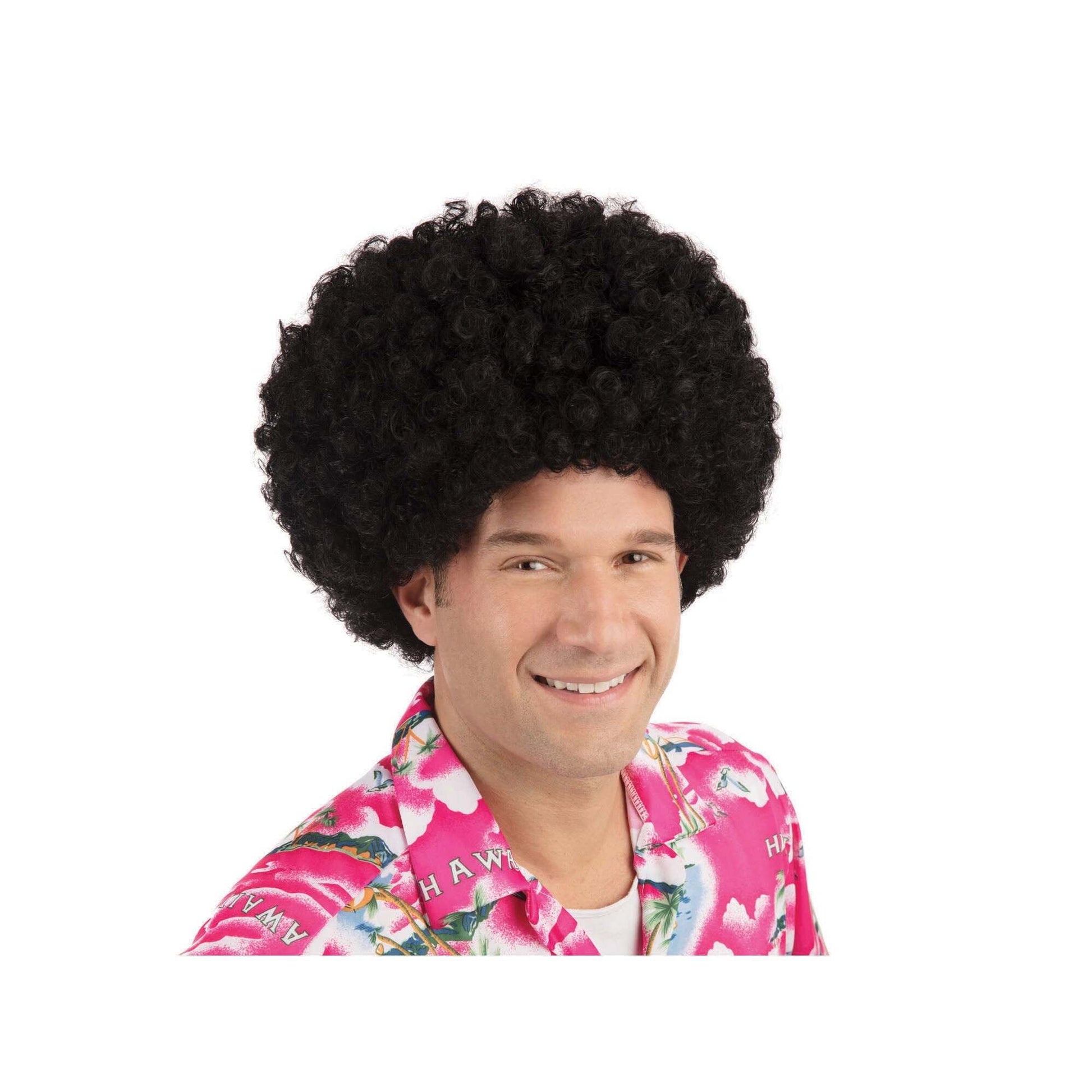 Afro Wig Black Jumbo Budget Disco Hair 1