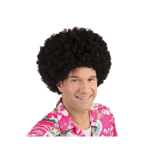 Afro Wig Black Jumbo Budget Disco Hair 1