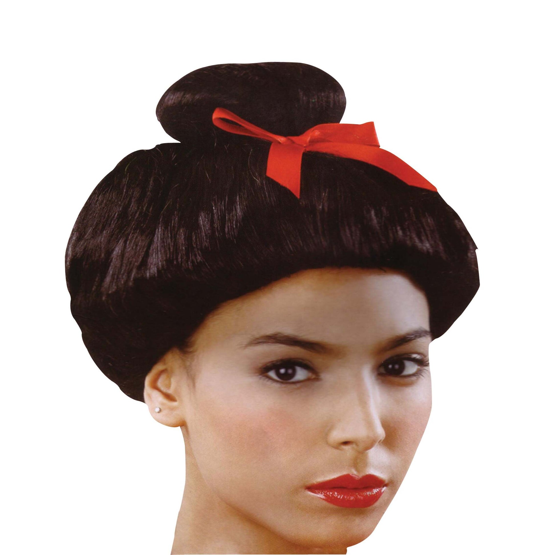 Womens Japanese Lady Wig Budget Wigs Female Halloween Costume 1