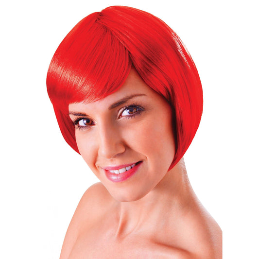 Womens Flirty Flick Red Wigs Female Halloween Costume 1