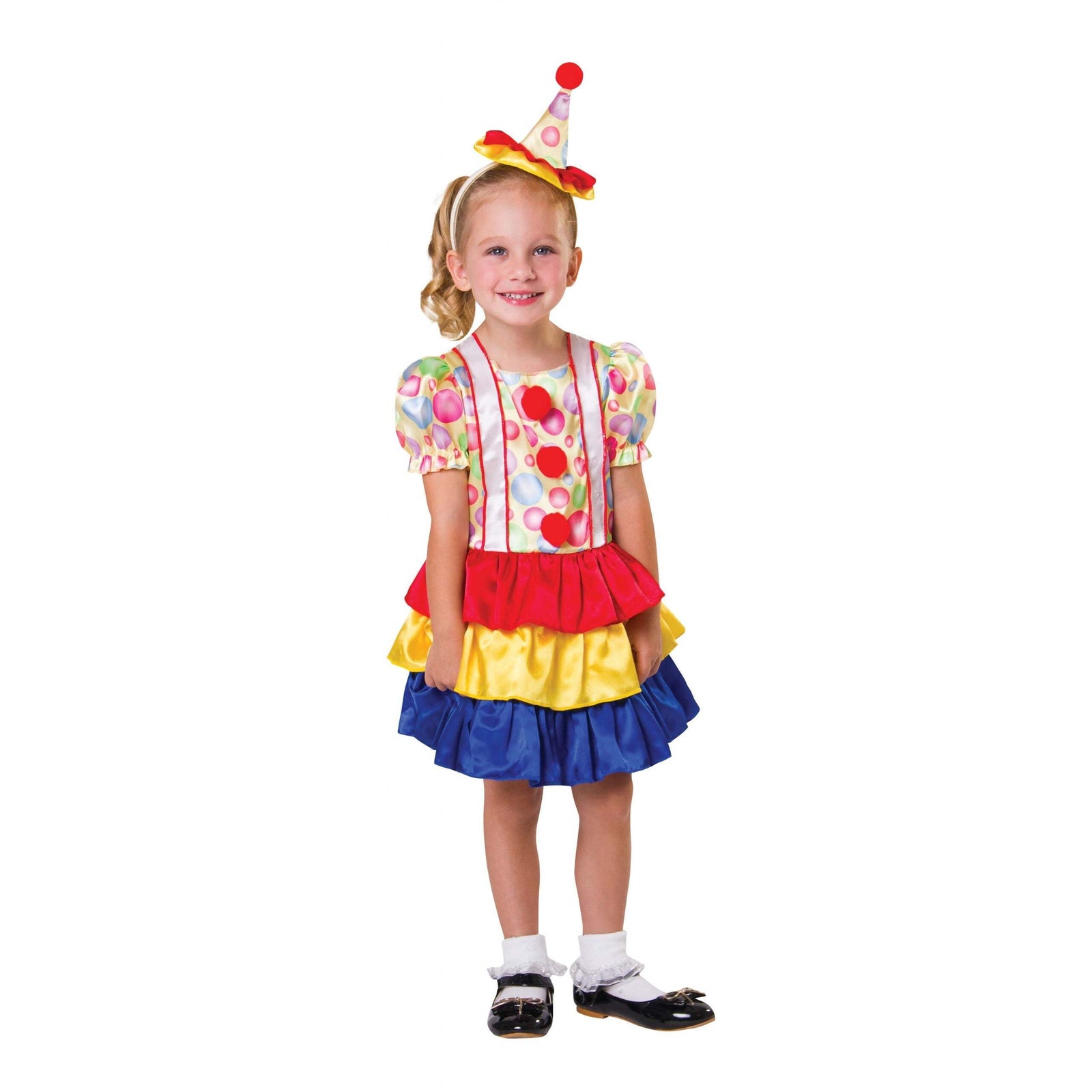 Clown Cutie Toddler Childrens Costume Female To Fit Child Of Height 90cm 100cm 1