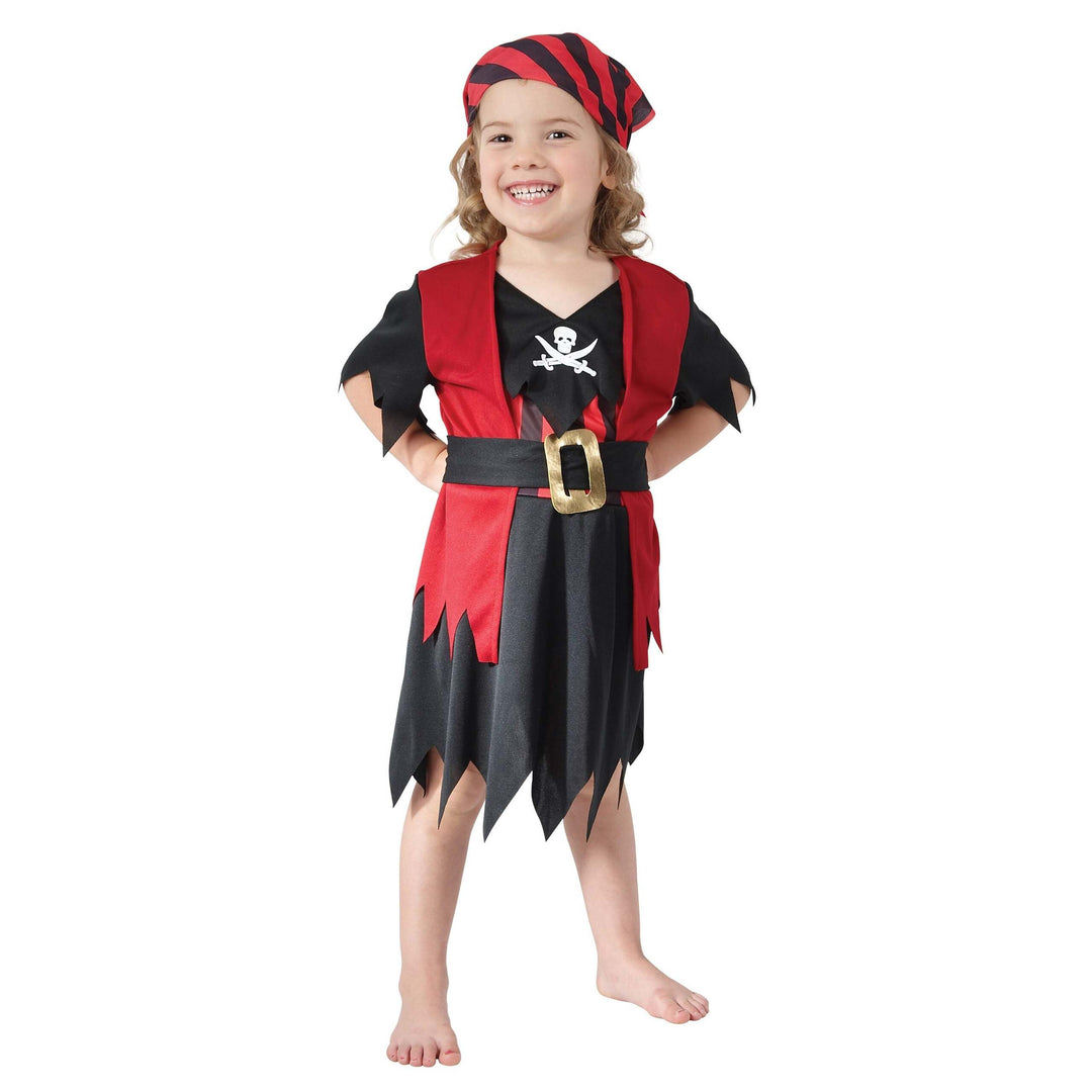 Girls Pirate Girl Toddler Costume 1