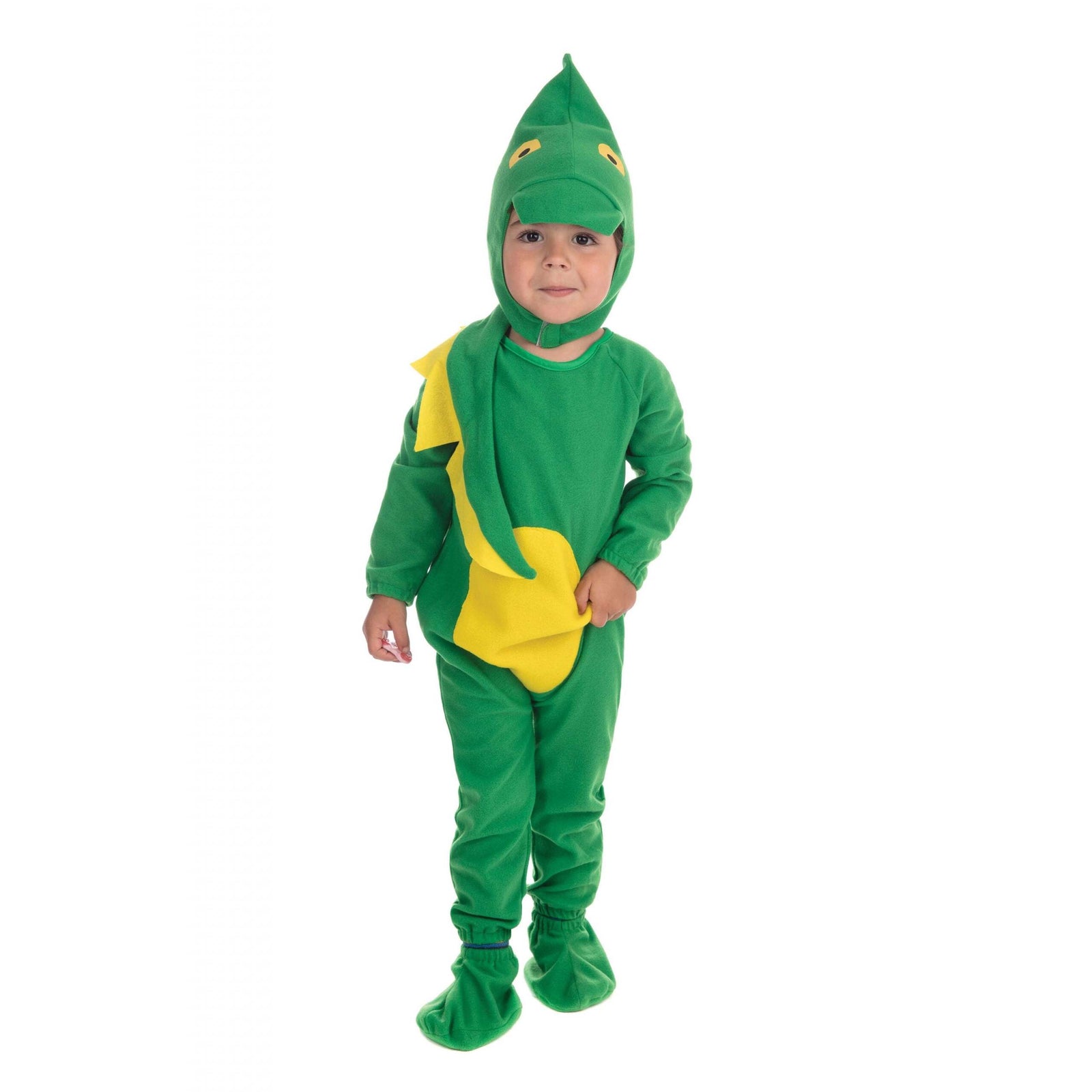 Dinosaur Toddler Costume Green Jumpsuit 1