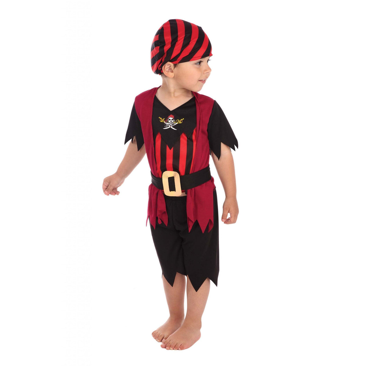 Pirate Boy Mate Toddler Costume with Bandana 1