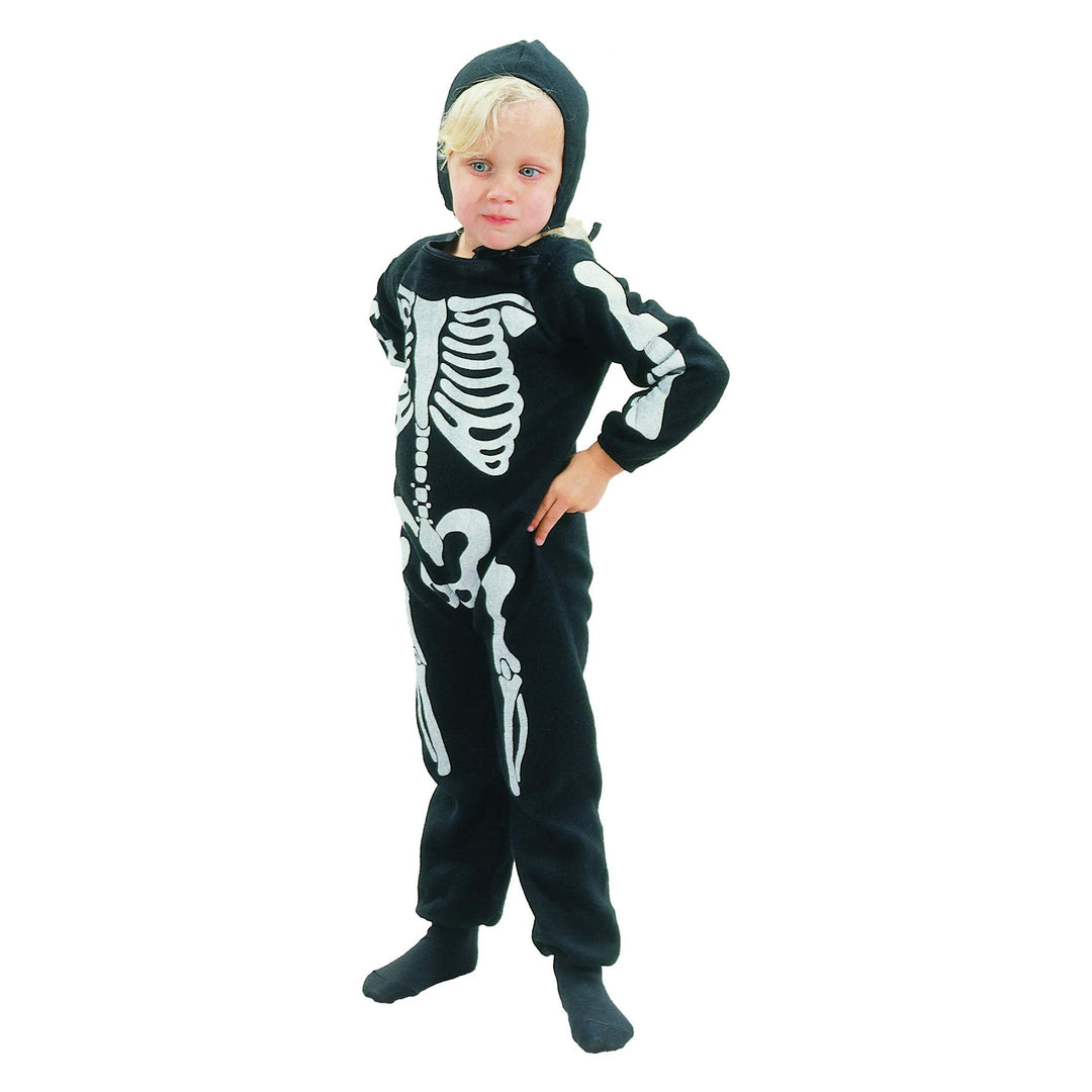 Girls Skeleton Boy Toddler Childrens Costume Female Halloween 1