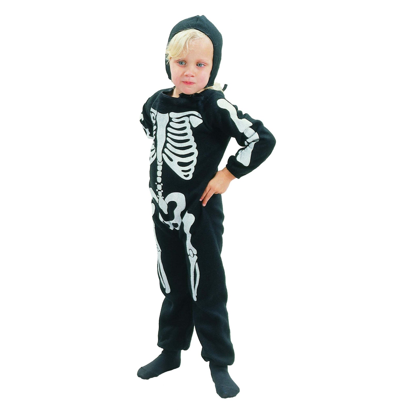 Girls Skeleton Boy Toddler Childrens Costume Female Halloween 1