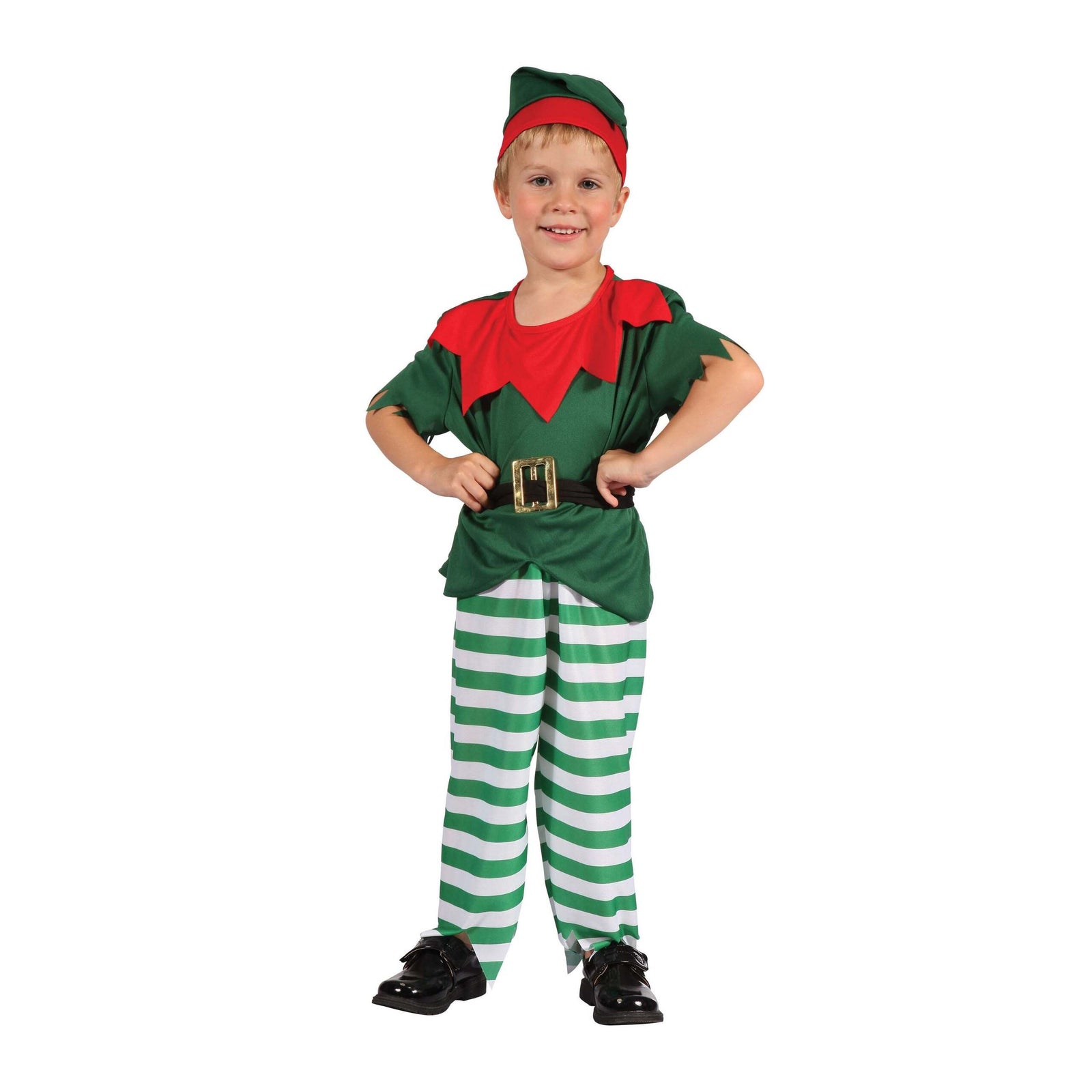Santa Helper Boy Toddler Costume Christmas Elf 1