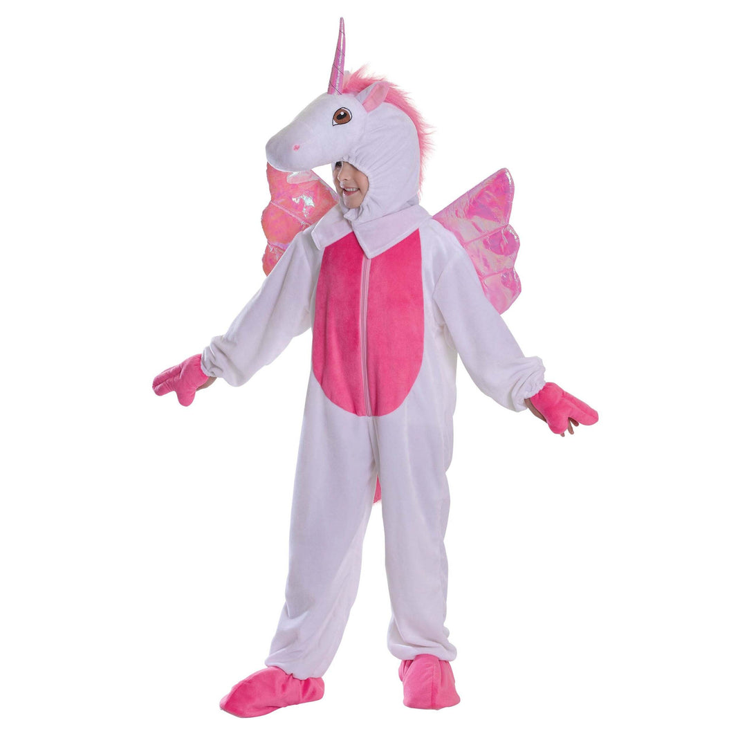 Unicorn Childrens Costume 128cm Pink Wings 1