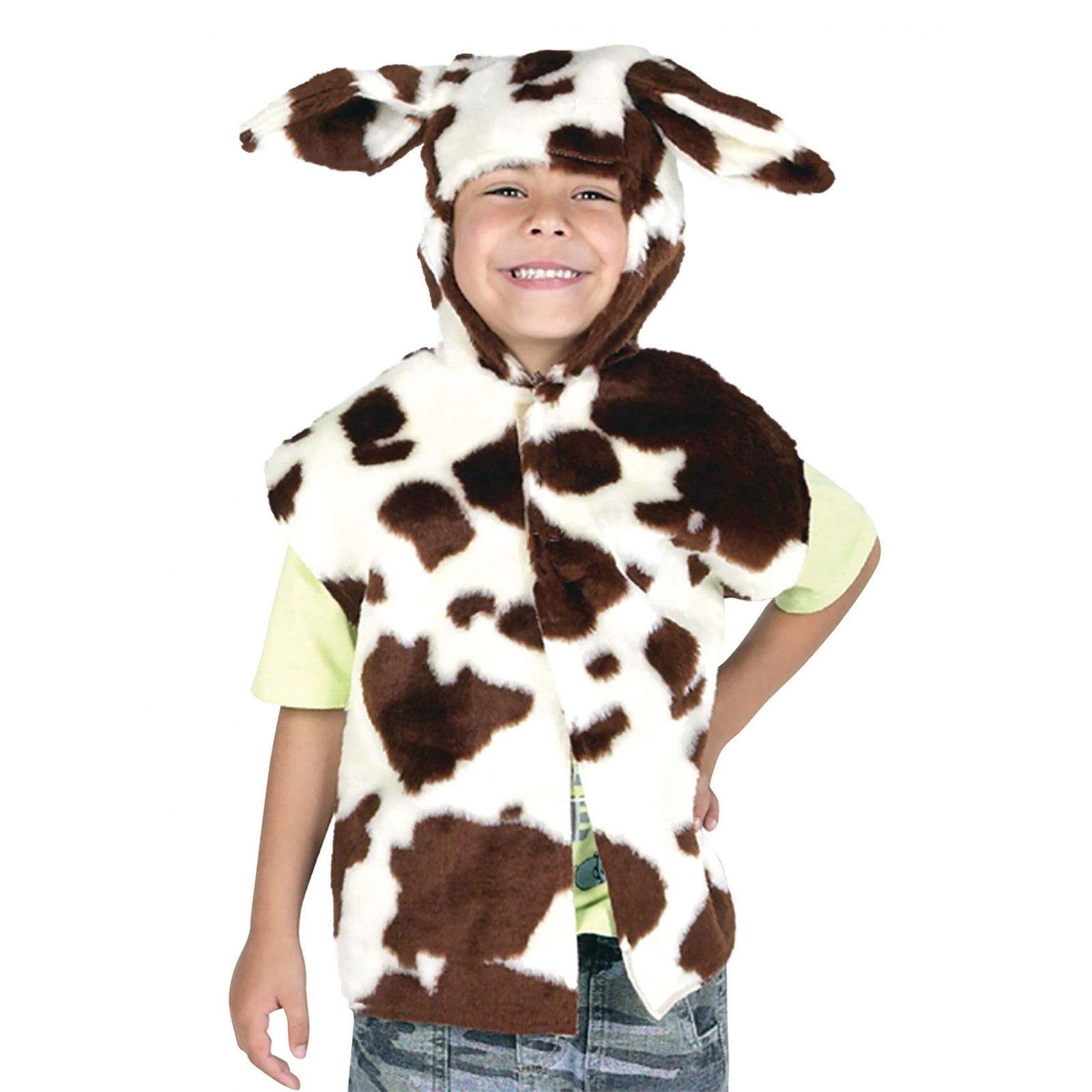 Cow Fur Tabbard Childrens Costume Unisex 1