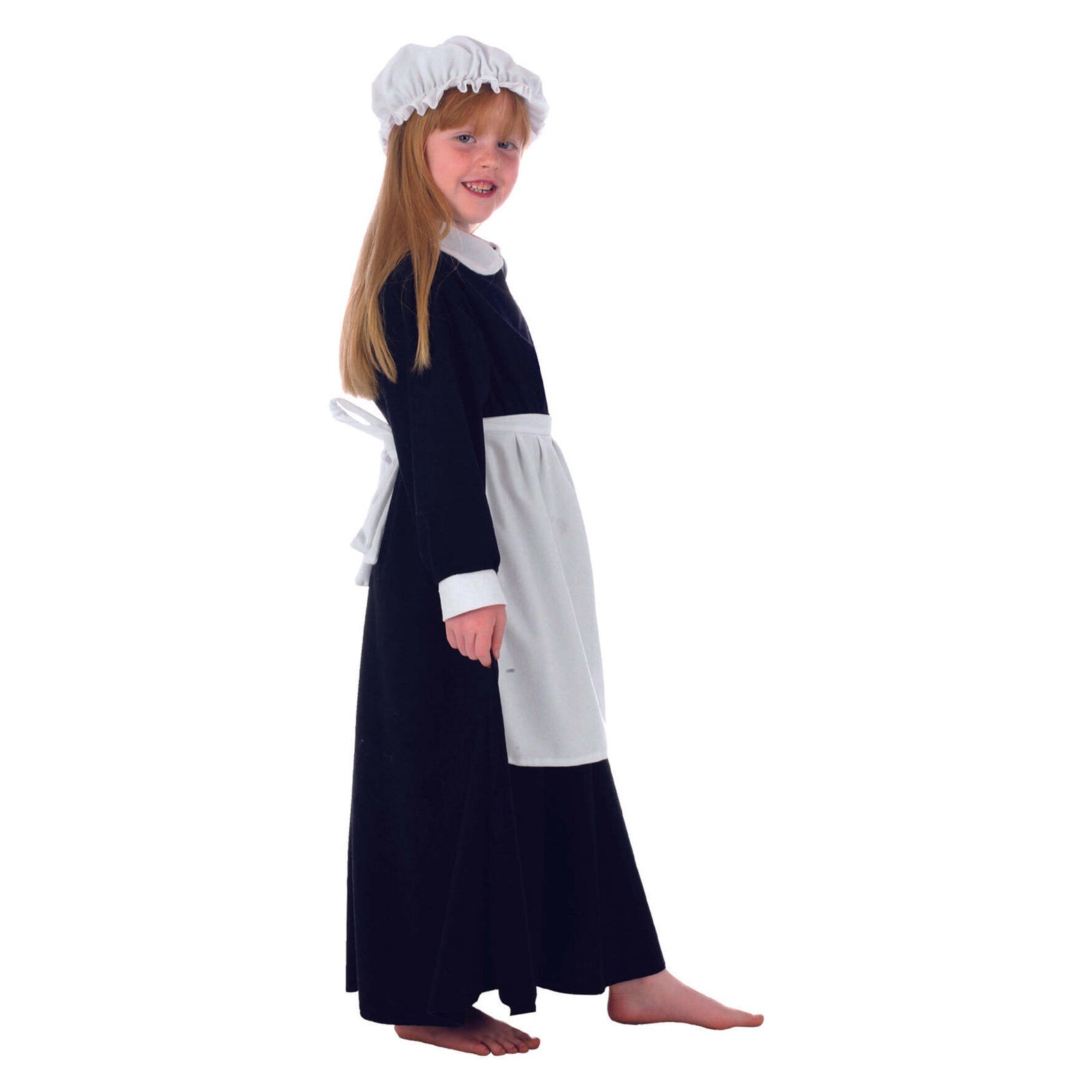 Girls Elsie The Parlour Maid 7- 9 Years 140cm Childrens Costume Female Halloween 1