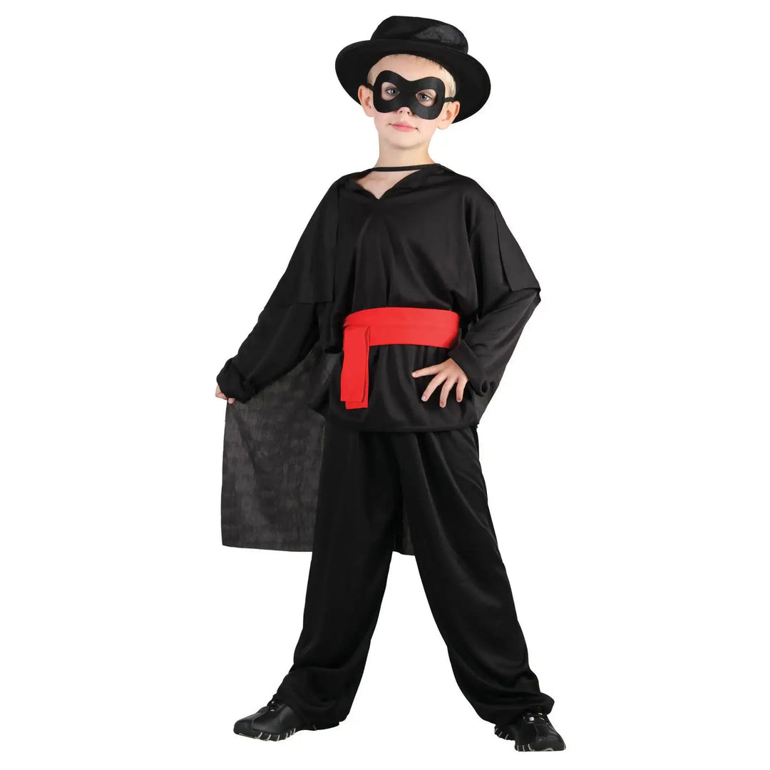 Bandit Boys Costume Zorro Suit with Hat 1