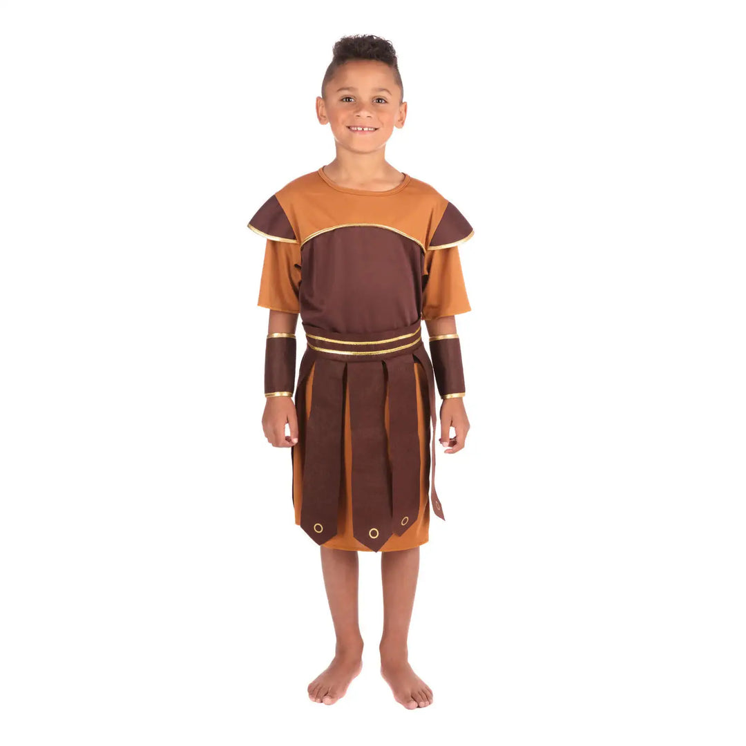 Roman Soldier Boys Costume Authentic Tunic 1