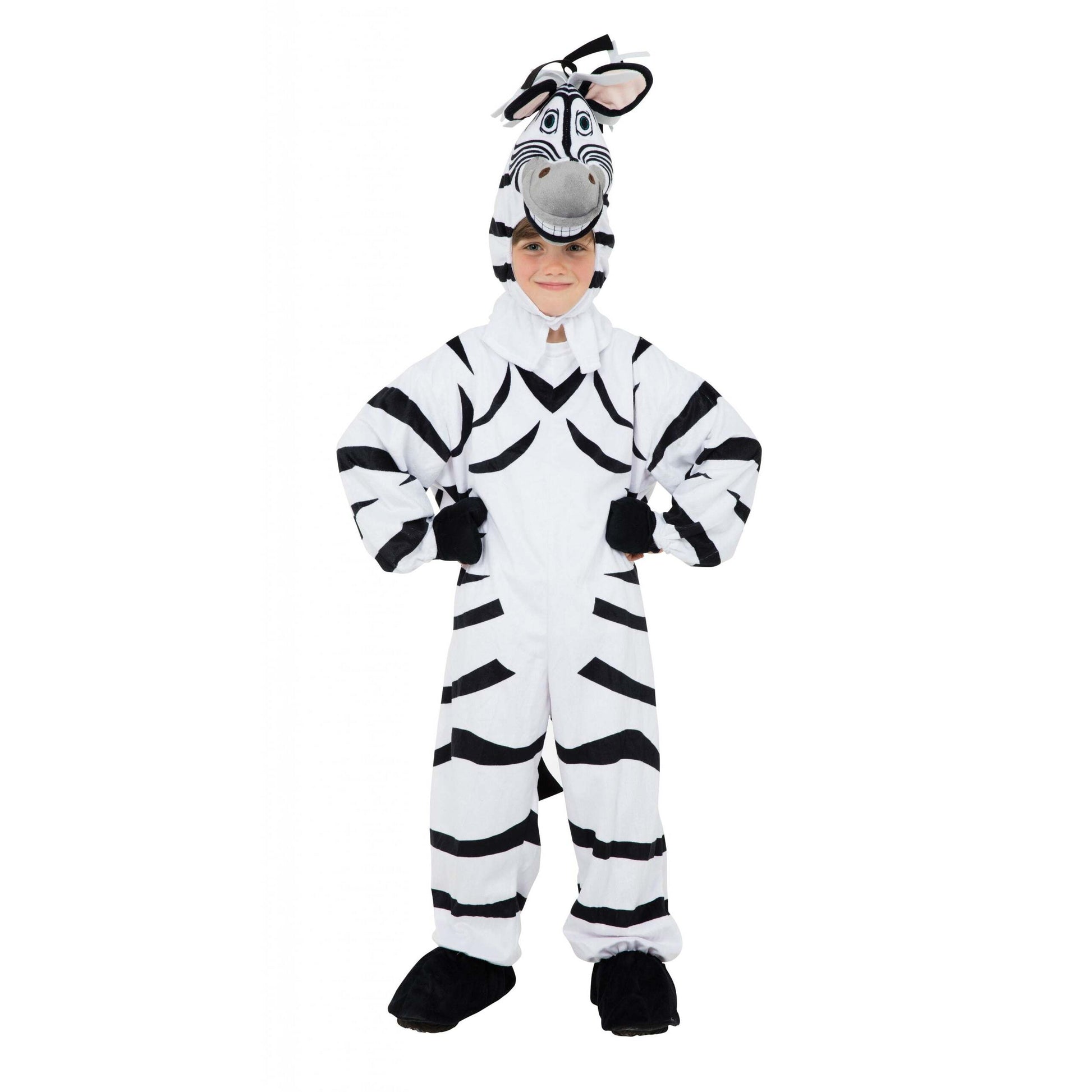 Zebra Costume 128cm Childrens Unisex To Fit Child Upto Height 1