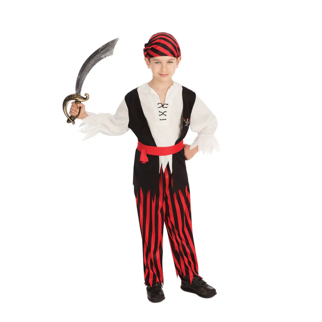 Pirate Boy Jim Child Adventure Costume 1