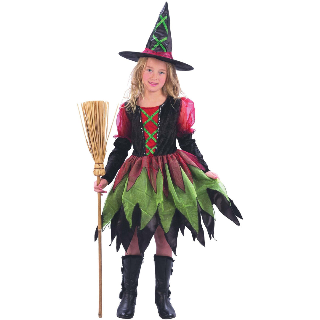 Girls Fairy Witch&amp;tu Tu Medium Childrens Costume Female 7- 9 Years Halloween 1