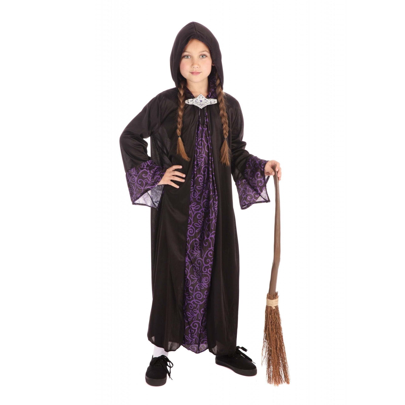 Wizard Costume Robe Unisex Childrens Magician 1