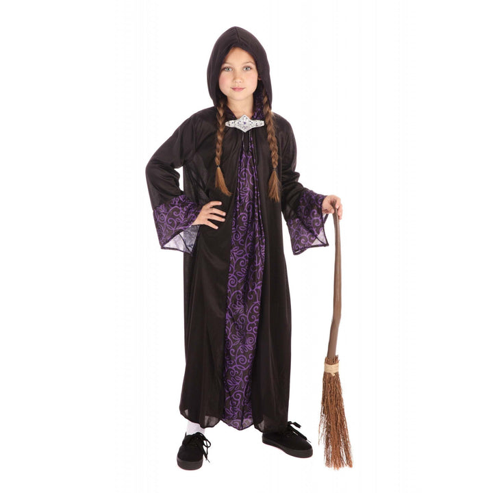 Wizard Costume Robe Unisex Childrens Magician 1