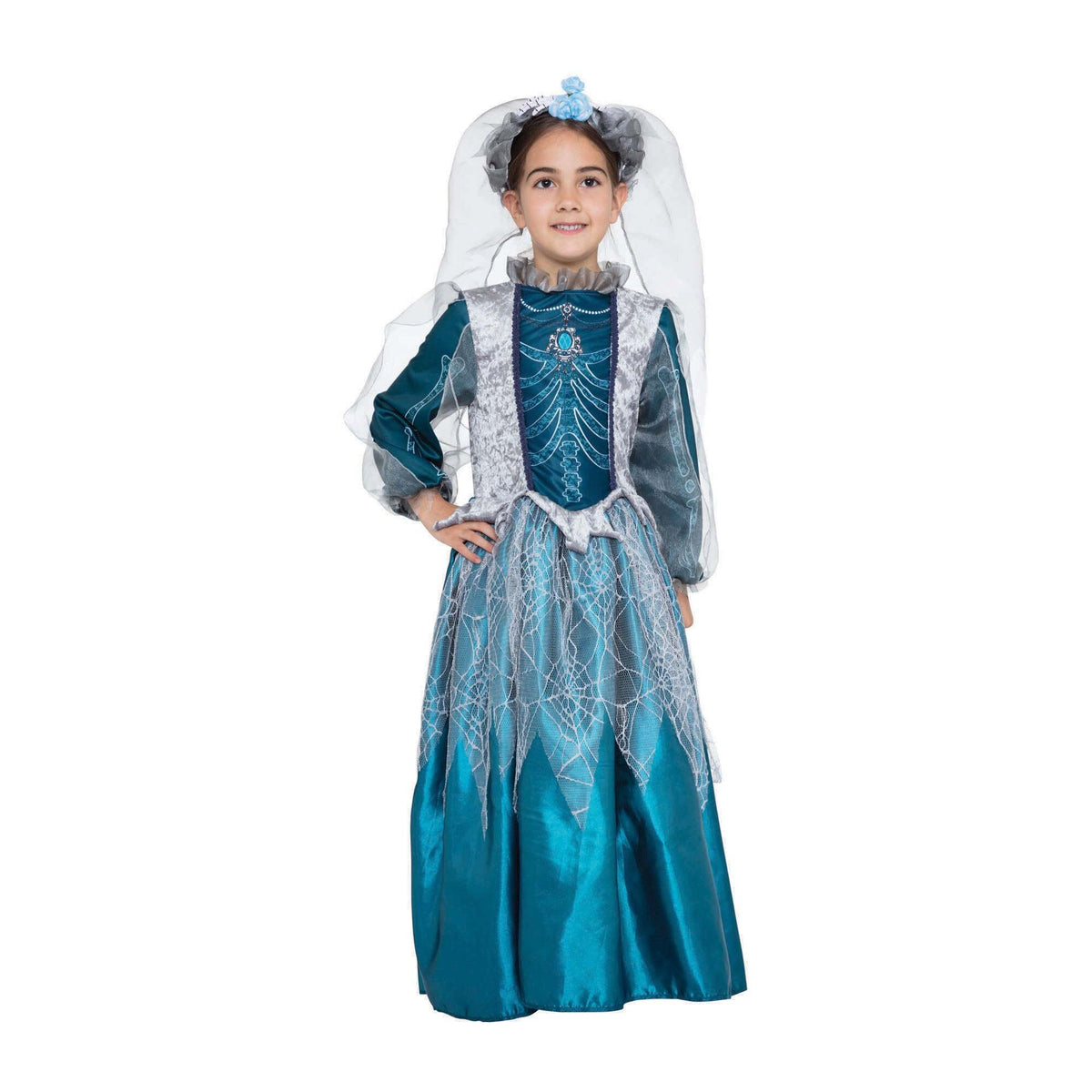 Skeleton Queen Girls Costume 1
