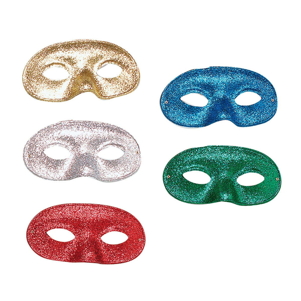 Mens Glitter Domino Eye Mask Asstd Masks Male Halloween Costume 1