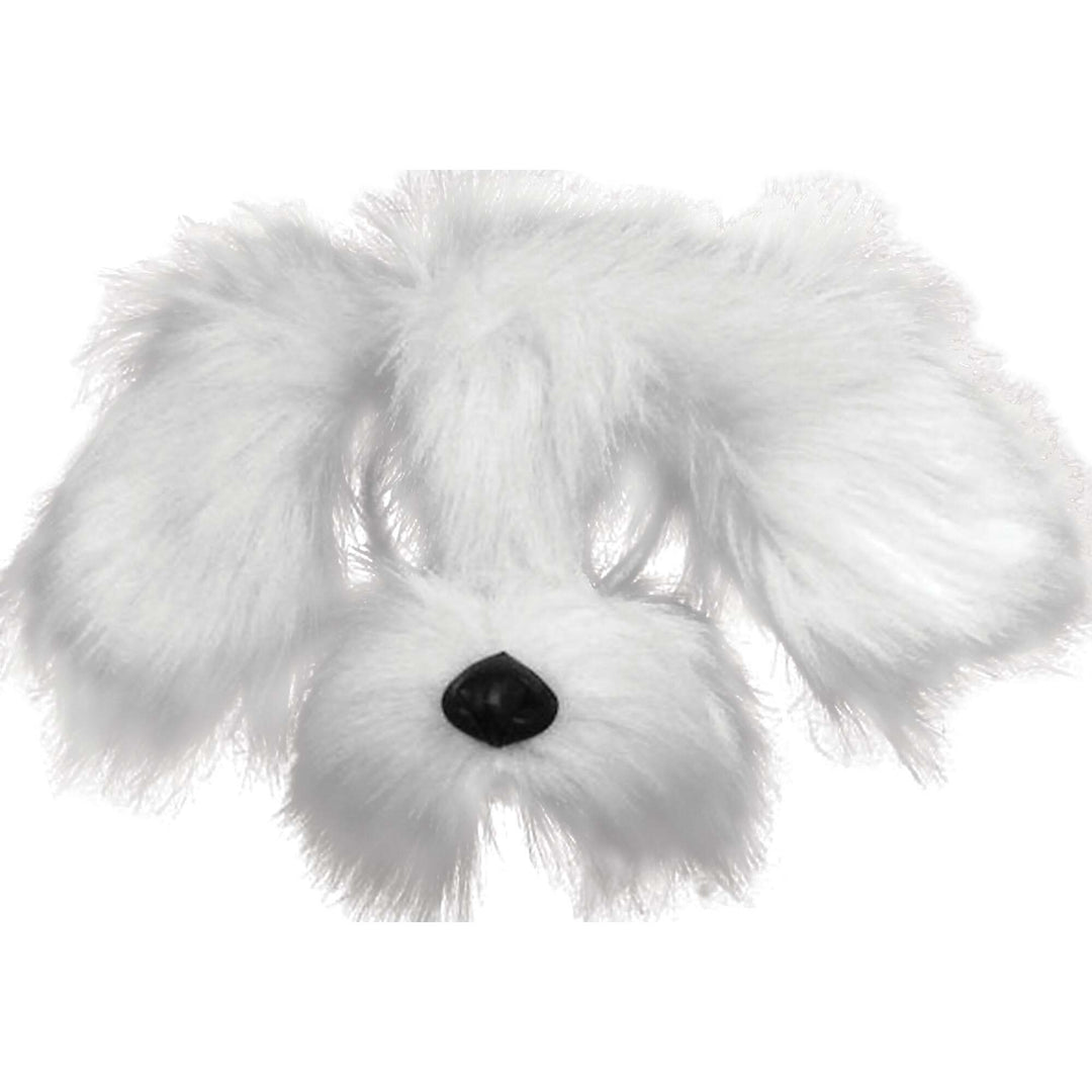 Shaggy Dog White Mask on Headband 1