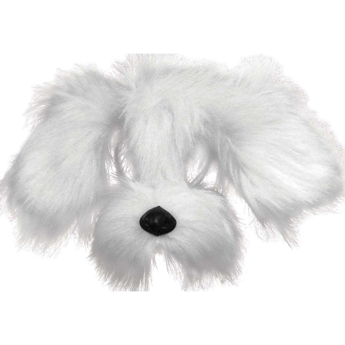 Shaggy Dog White Mask on Headband 1