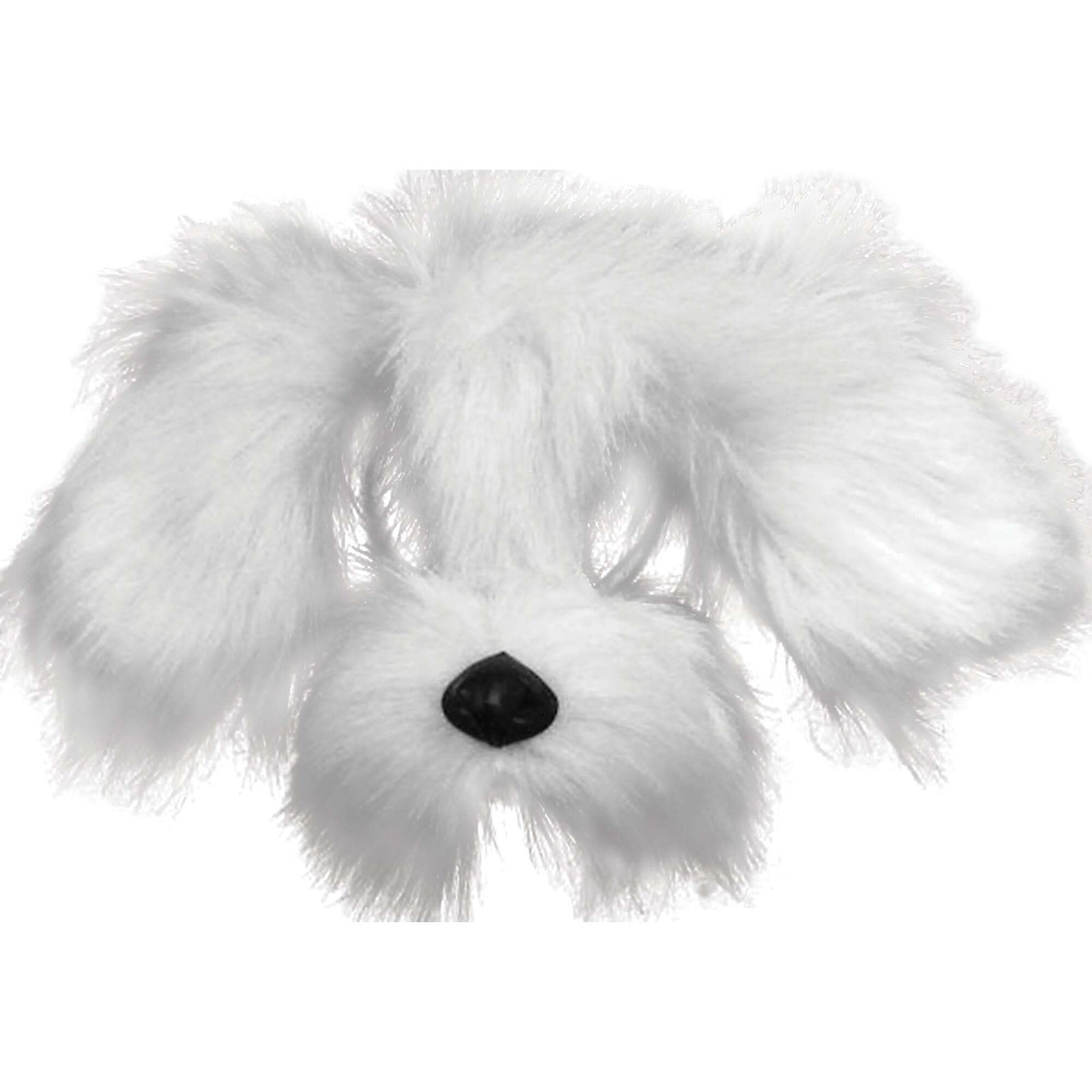 Shaggy Dog White Mask on Headband 1