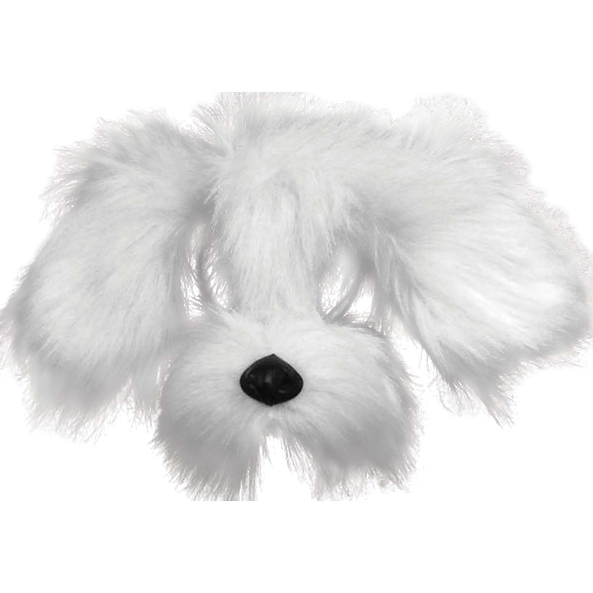 Shaggy Dog White Mask on Headband 1