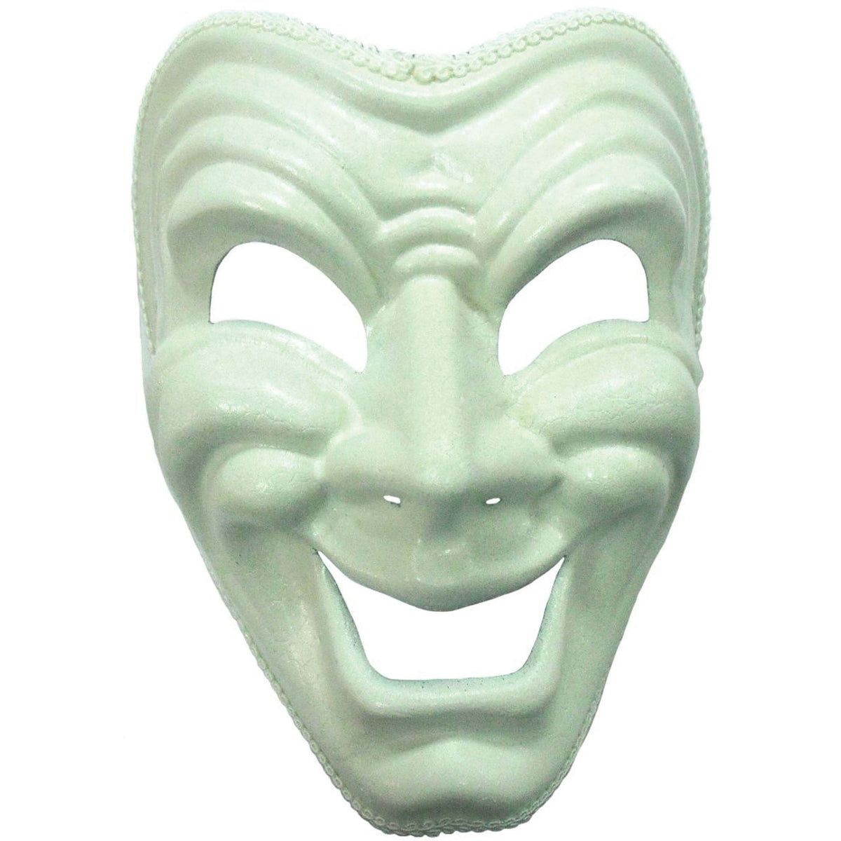 Mens Happy Mask White Eye Masks Male Halloween Costume 1