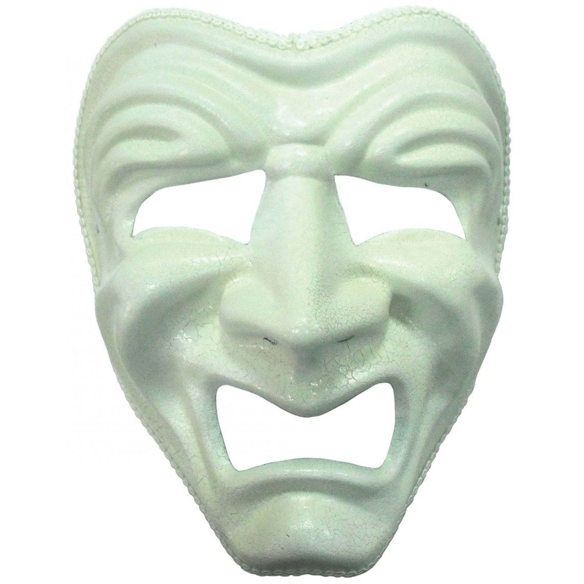 Sad Mask White on Headband 1