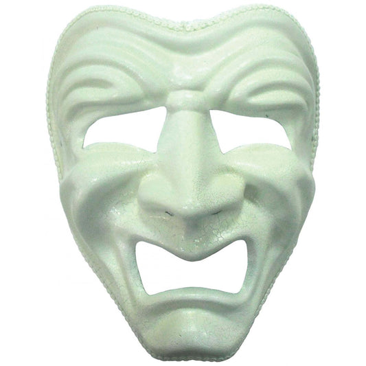 Sad Mask White on Headband 1
