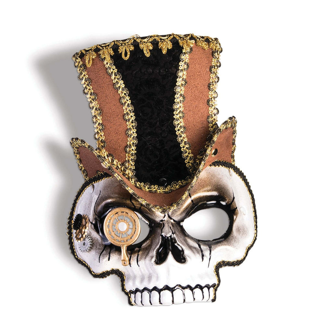 Steampunk Skull Mask with Hat 1