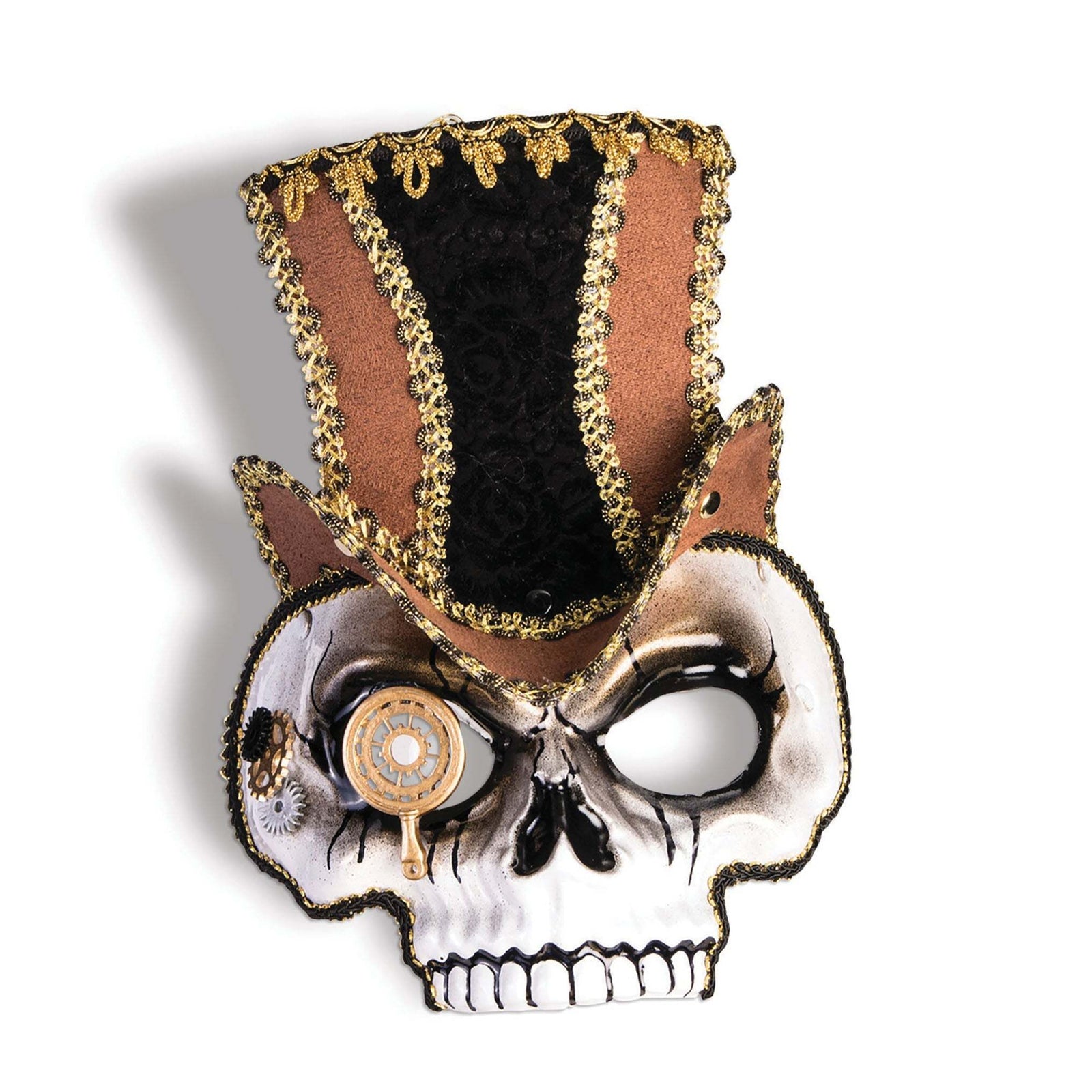 Steampunk Skull Mask with Hat 1