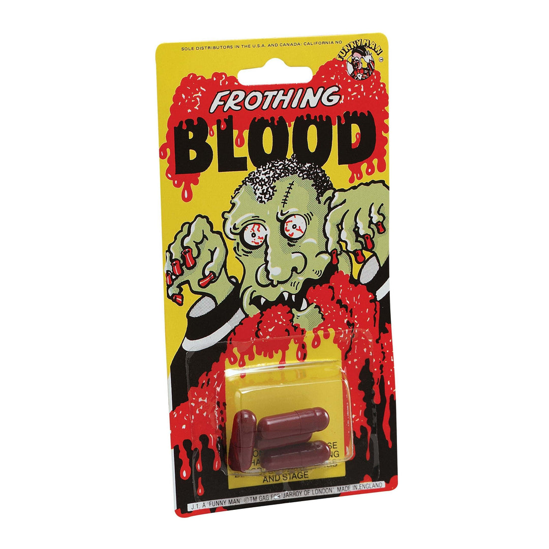 Blood Capsules Large Cd 4 General Jokes Unisex Pack 1