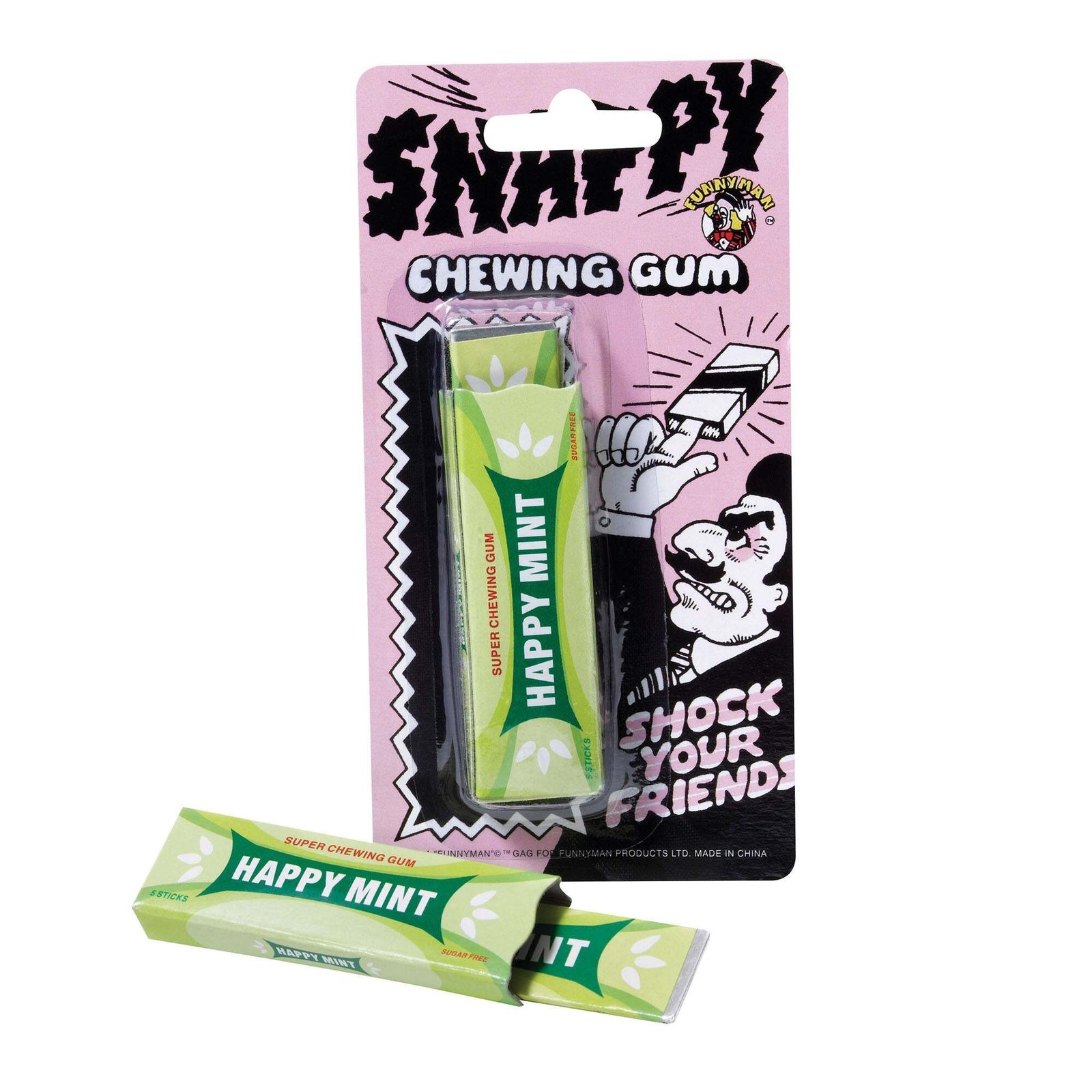 Snappy Gum Blister Carded General Jokes Unisex Dozen 1