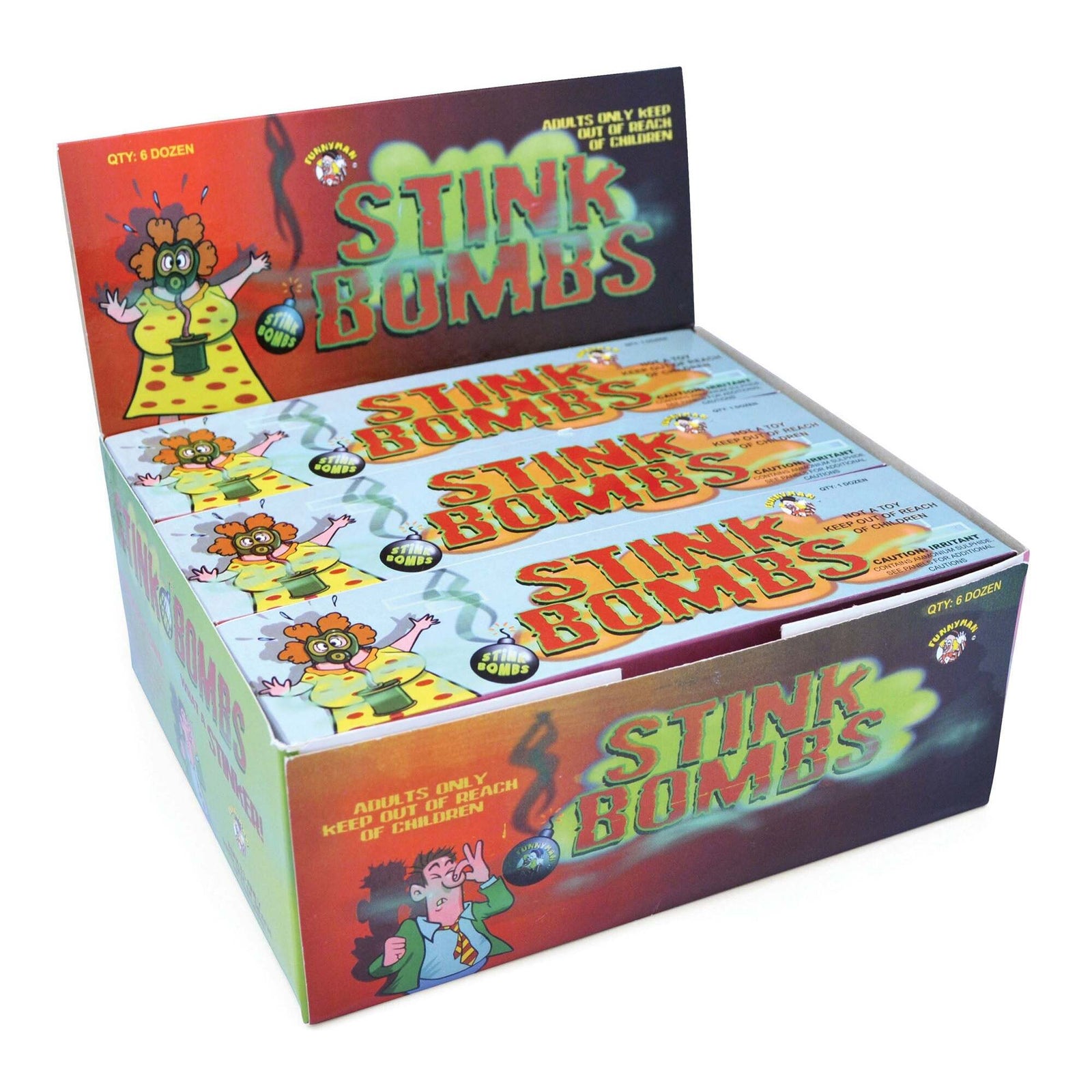 Stink Bombs Joke Pack of 12 1