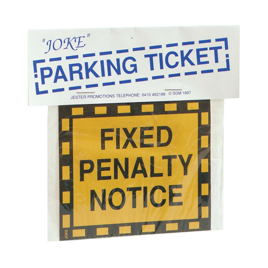 Joke Parking Ticket General Jokes Unisex 1