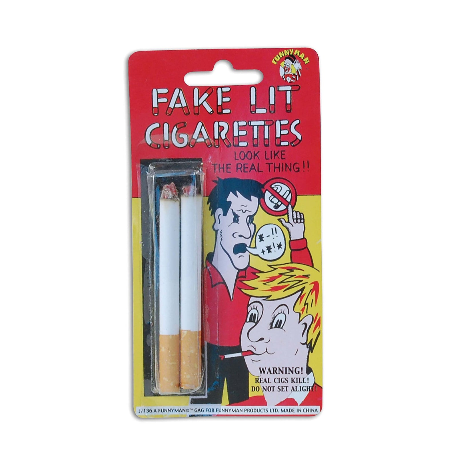 Fake Lit Cigarettes 2 In Packet 12 Packs 1